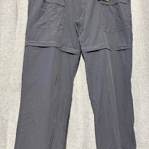 Men's Dark Gray with UV Protection Hybrid II Sports Cargo Pants